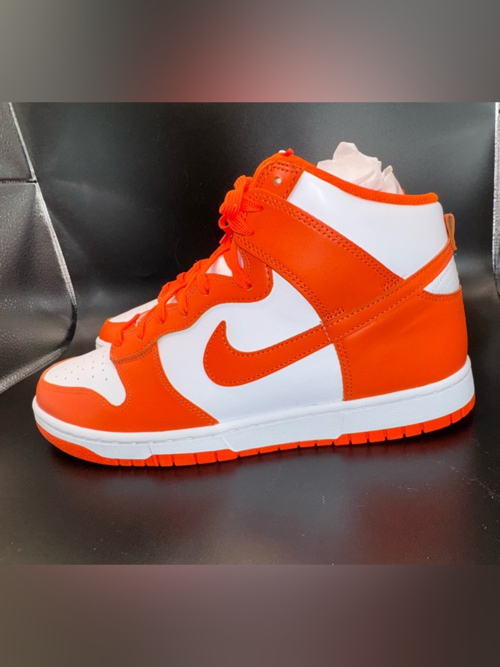 Nike Dunk Low Syracuse Orange Blaze DD1399-101 Men’s 10.5🔥 worn twice - Picture 2 of 16